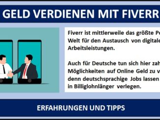 Geld verdienen mit Fiverr - Erfahrungen und Tipps